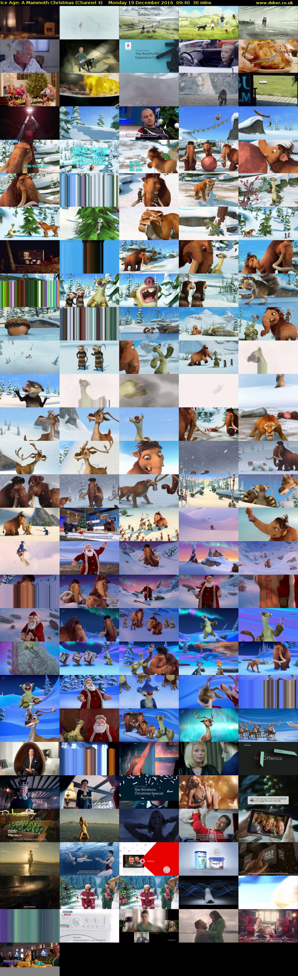 Ice Age: A Mammoth Christmas (Channel 4) Monday 19 December 2016 09:40 - 10:10