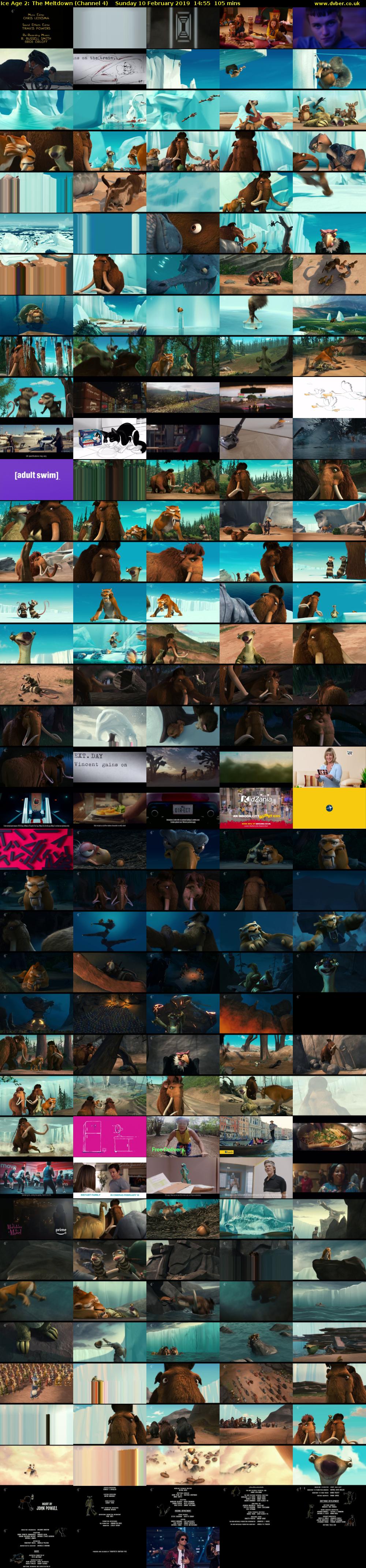 Ice Age 2: The Meltdown (Channel 4) Sunday 10 February 2019 14:55 - 16:40