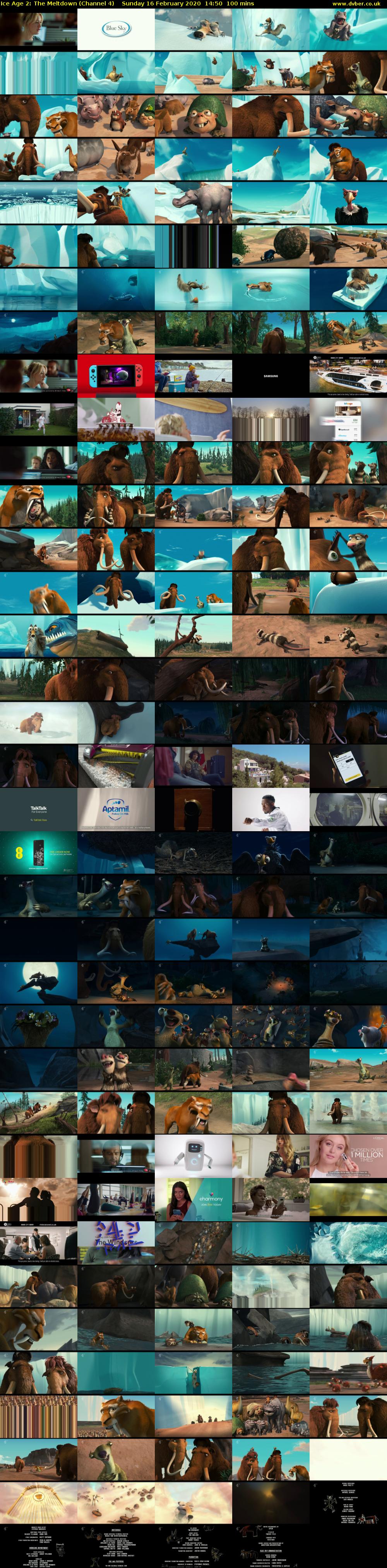 Ice Age 2: The Meltdown (Channel 4) Sunday 16 February 2020 14:50 - 16:30