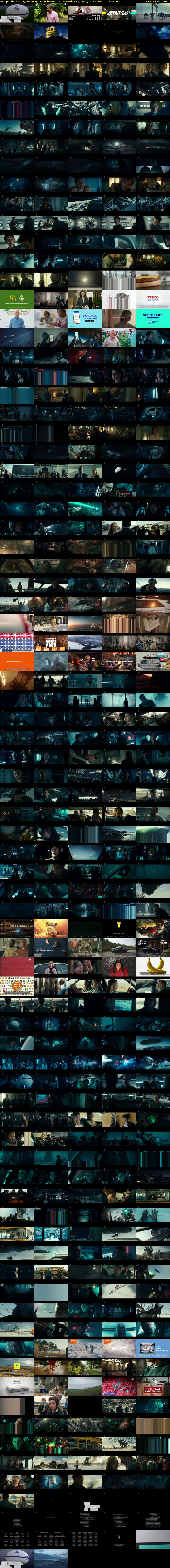 Independence Day: Resurgence (Channel 4) Saturday 8 January 2022 19:15 - 21:30