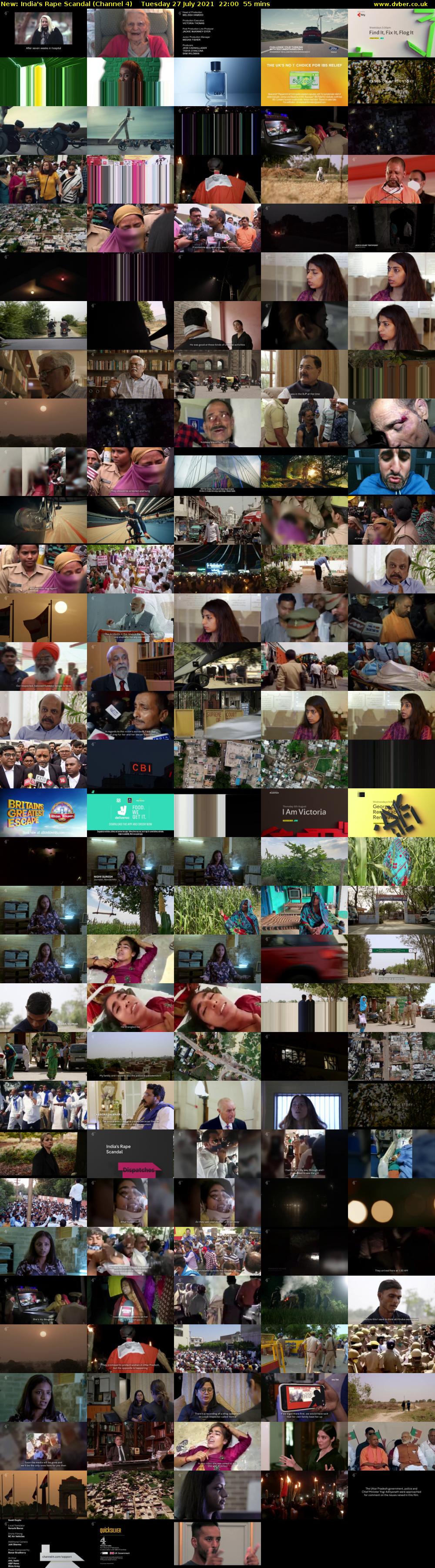 India's Rape Scandal (Channel 4) Tuesday 27 July 2021 22:00 - 22:55