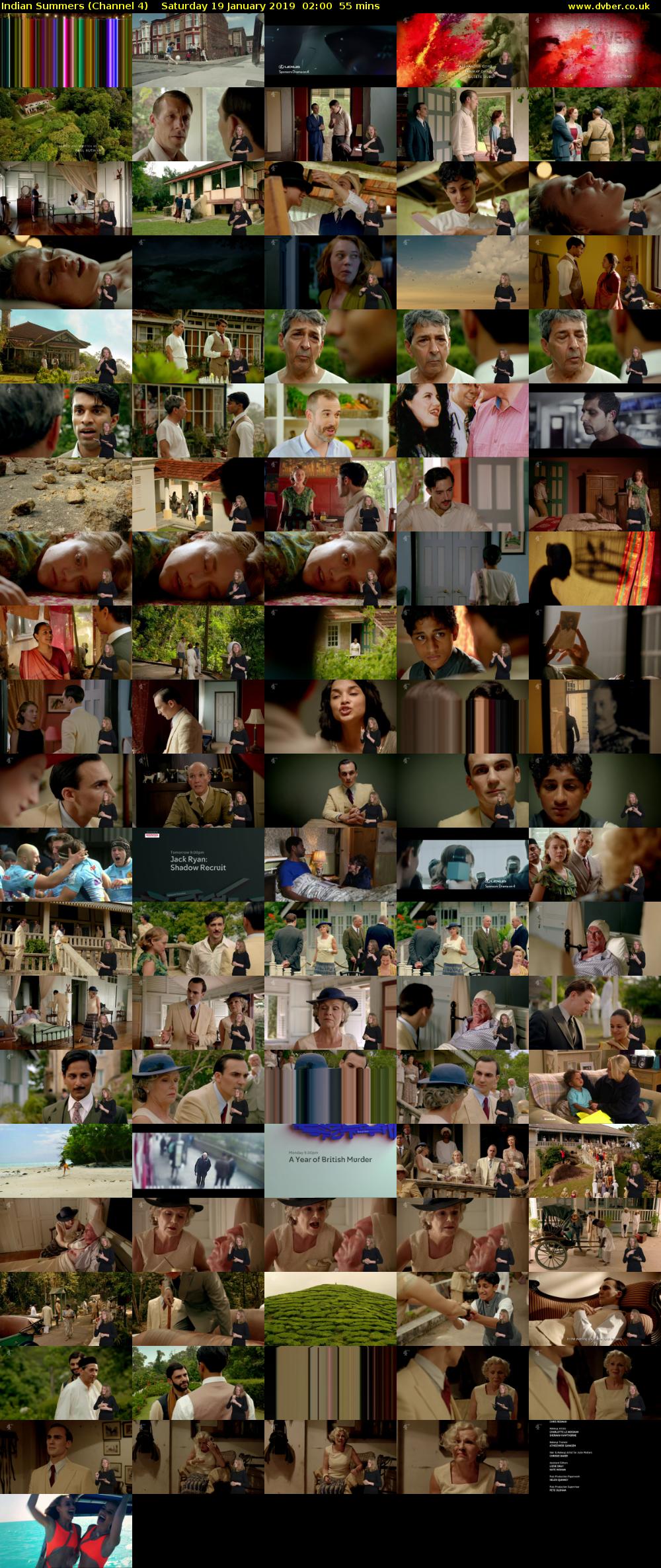 Indian Summers (Channel 4) Saturday 19 January 2019 02:00 - 02:55