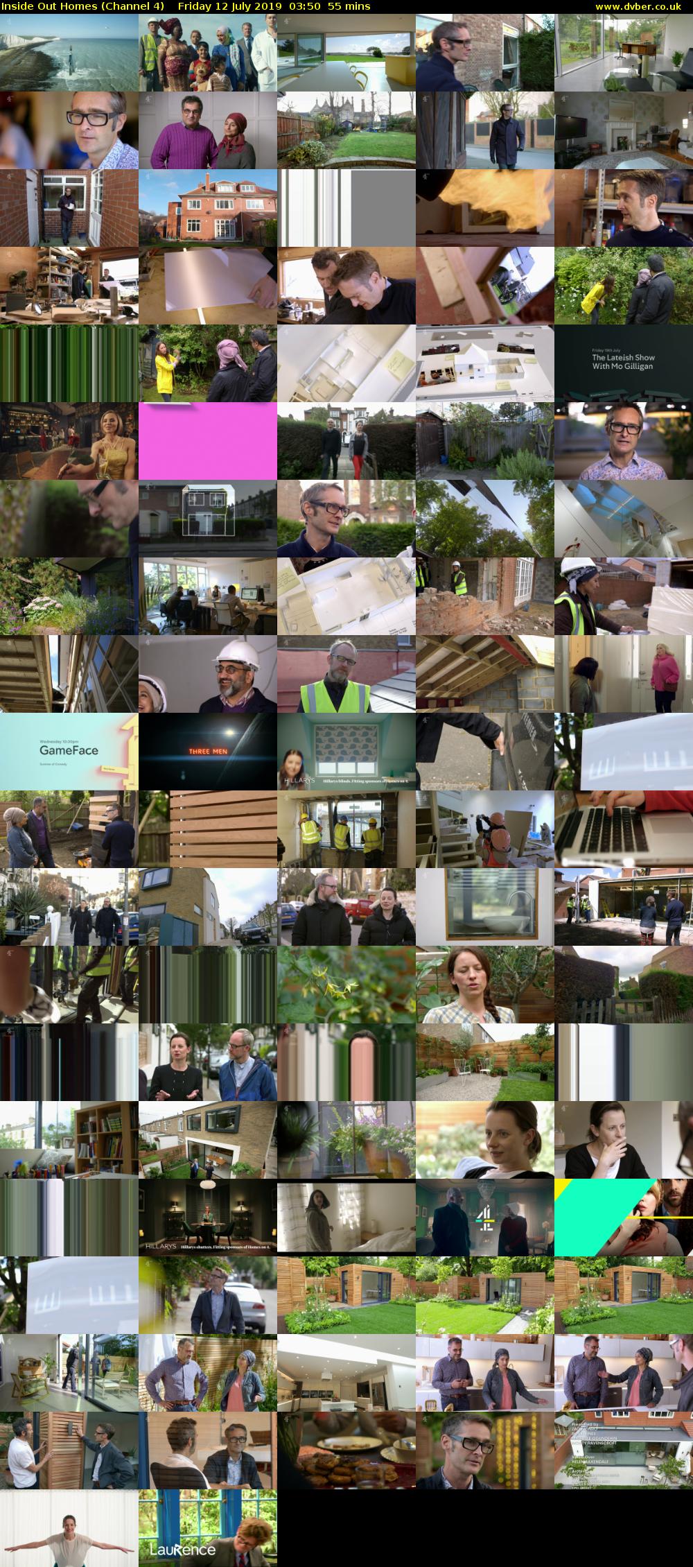 Inside Out Homes (Channel 4) Friday 12 July 2019 03:50 - 04:45