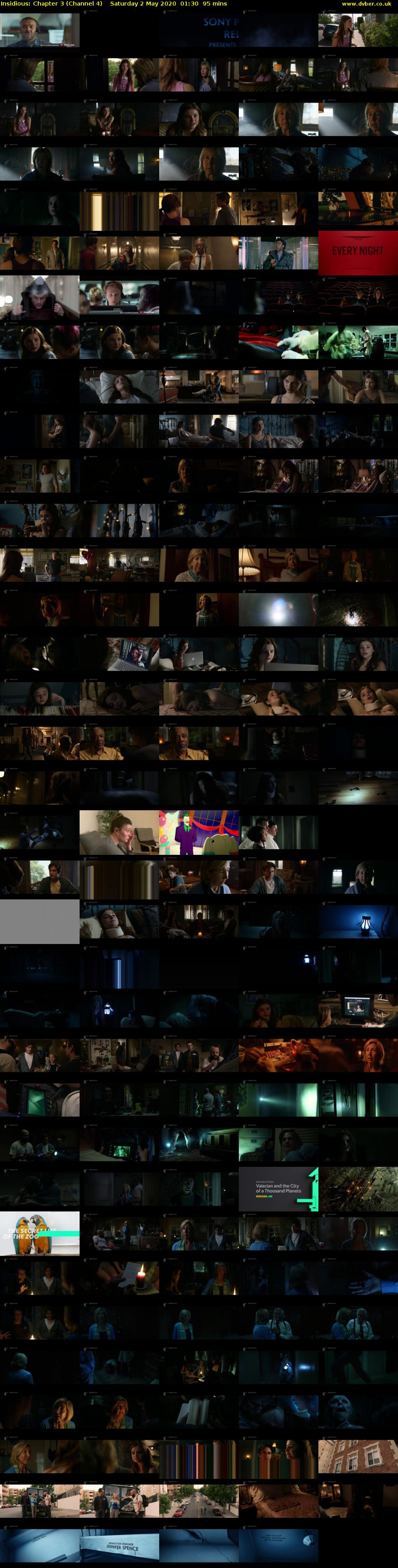 Insidious: Chapter 3 (Channel 4) Saturday 2 May 2020 01:30 - 03:05