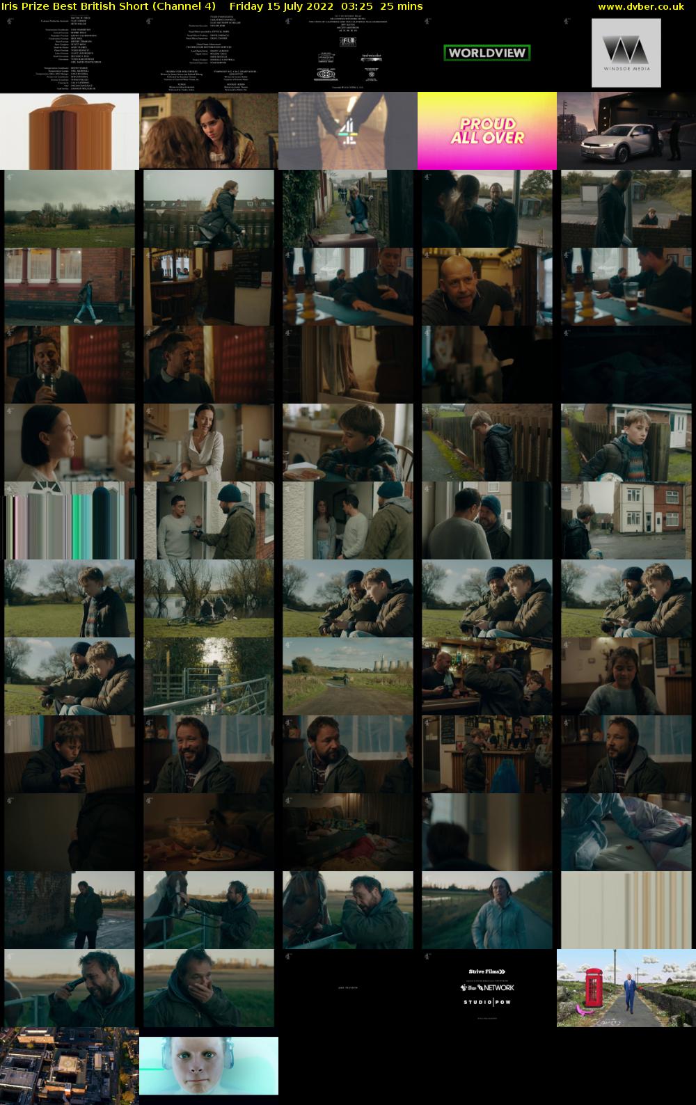 Iris Prize Best British Short (Channel 4) Friday 15 July 2022 03:25 - 03:50
