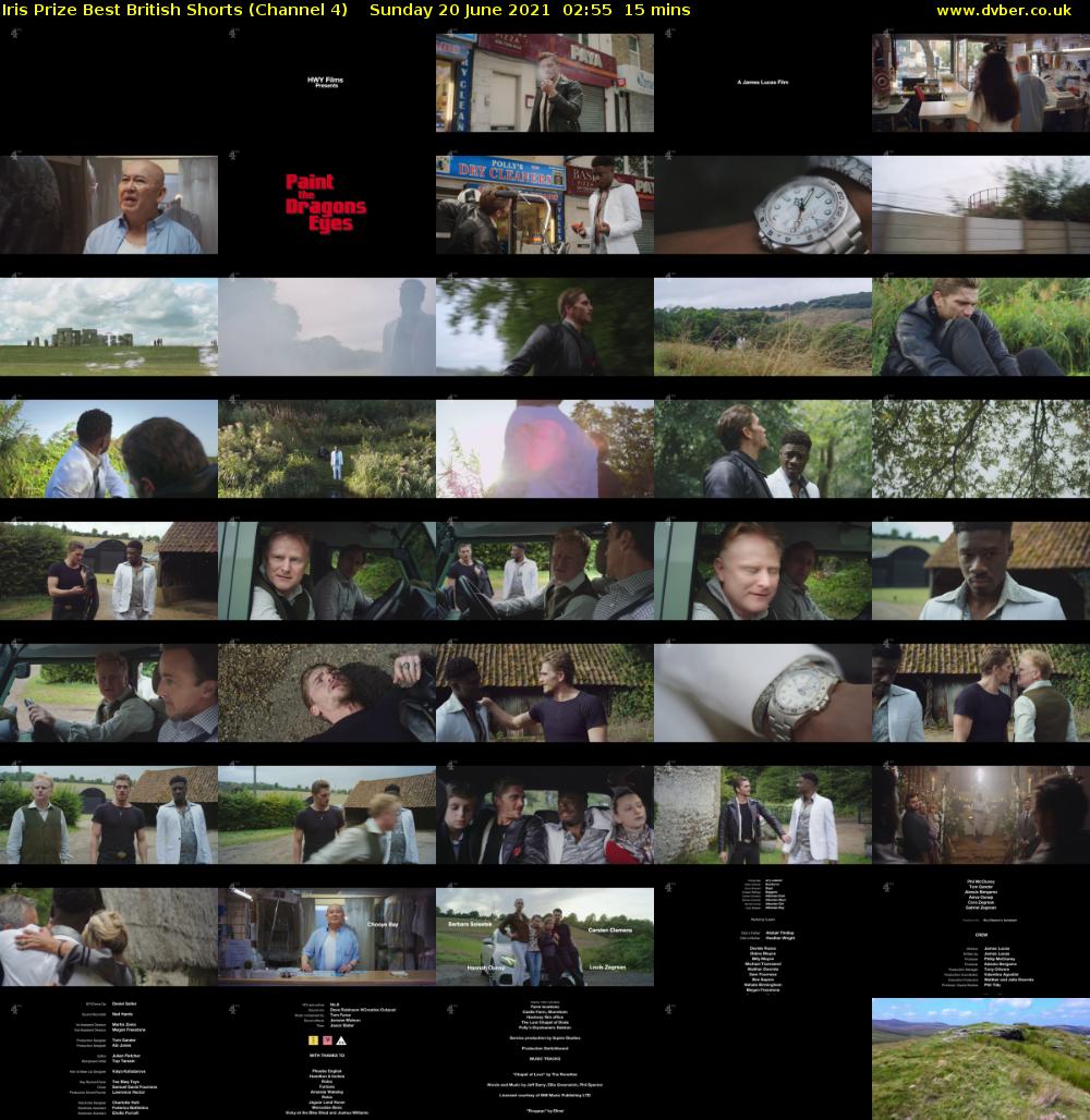 Iris Prize Best British Shorts (Channel 4) Sunday 20 June 2021 02:55 - 03:10