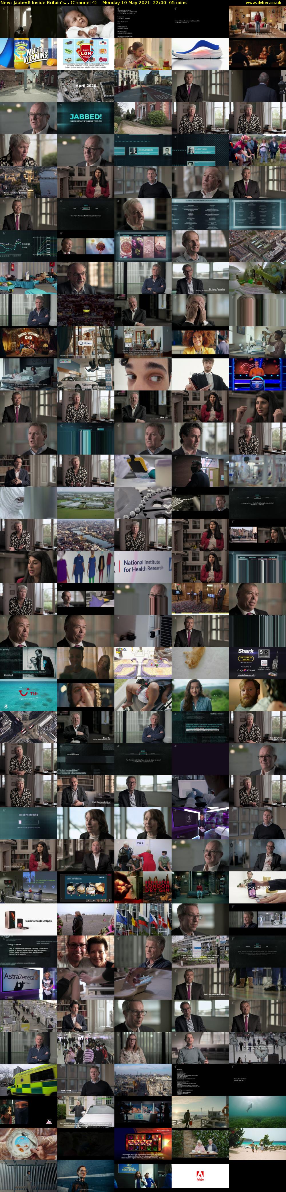 Jabbed! Inside Britain's... (Channel 4) Monday 10 May 2021 22:00 - 23:05