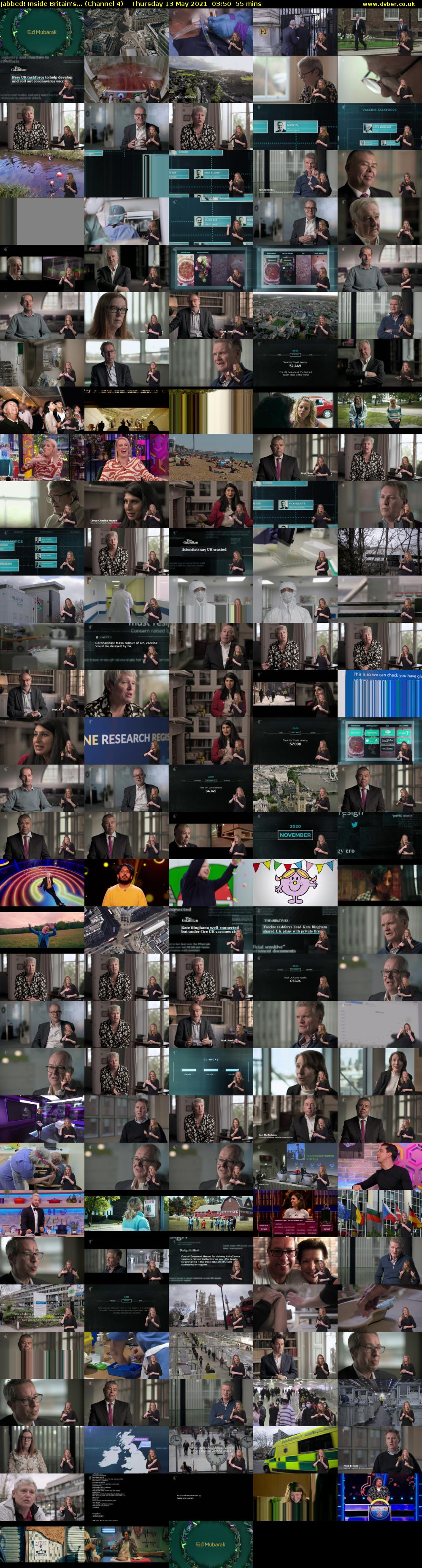 Jabbed! Inside Britain's... (Channel 4) Thursday 13 May 2021 03:50 - 04:45
