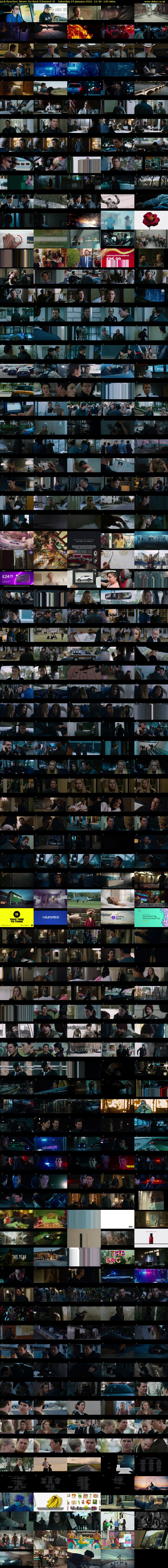 Jack Reacher: Never Go Back (Channel 4) Saturday 15 January 2022 21:30 - 23:50