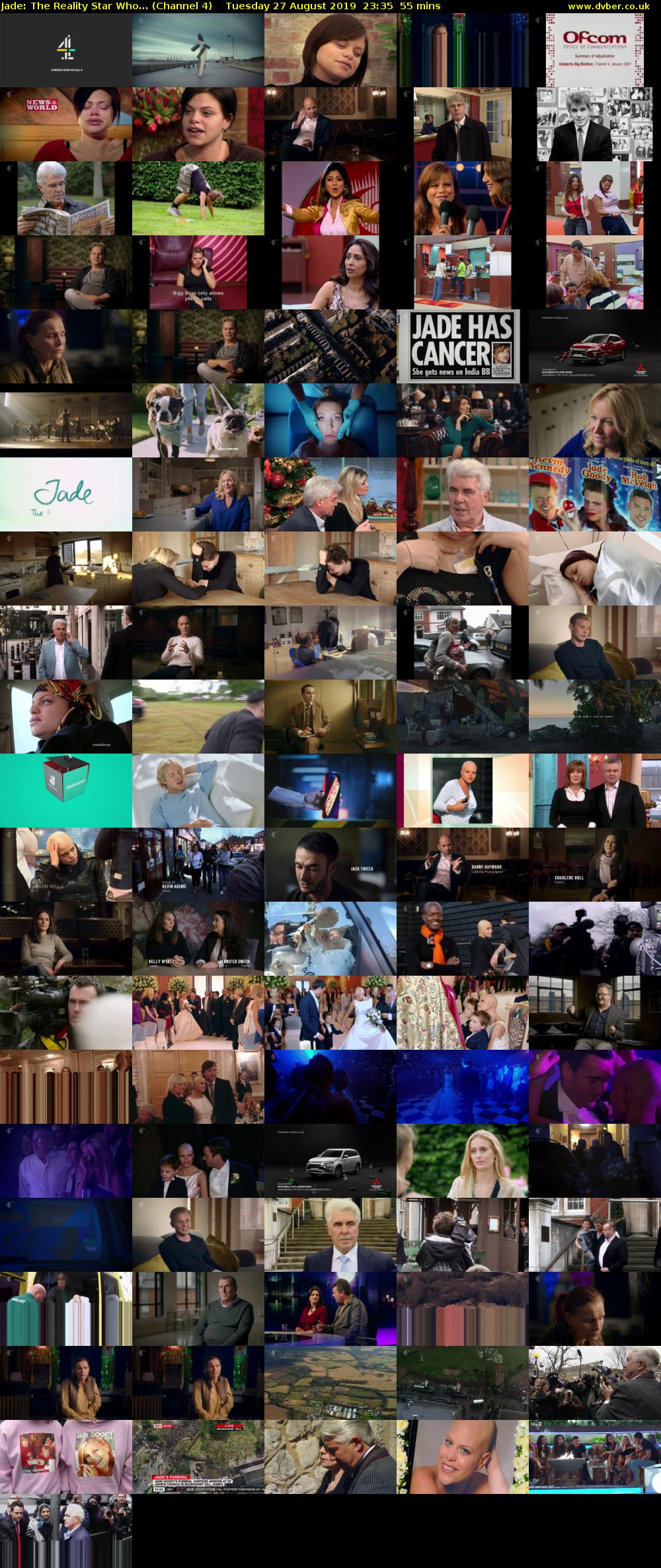 Jade: The Reality Star Who... (Channel 4) Tuesday 27 August 2019 23:35 - 00:30
