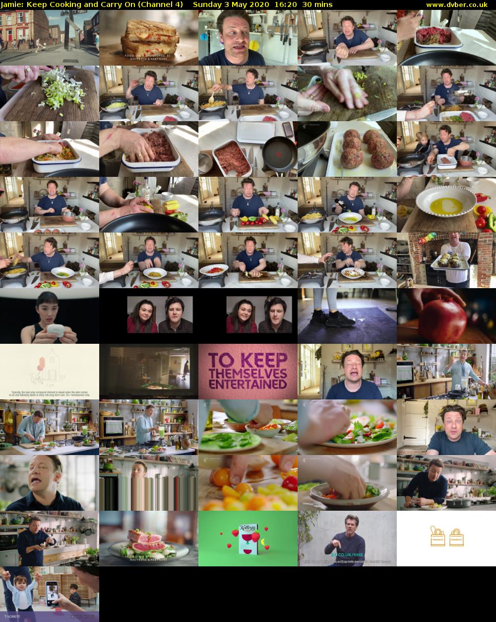 Jamie: Keep Cooking and Carry On (Channel 4) Sunday 3 May 2020 16:20 - 16:50