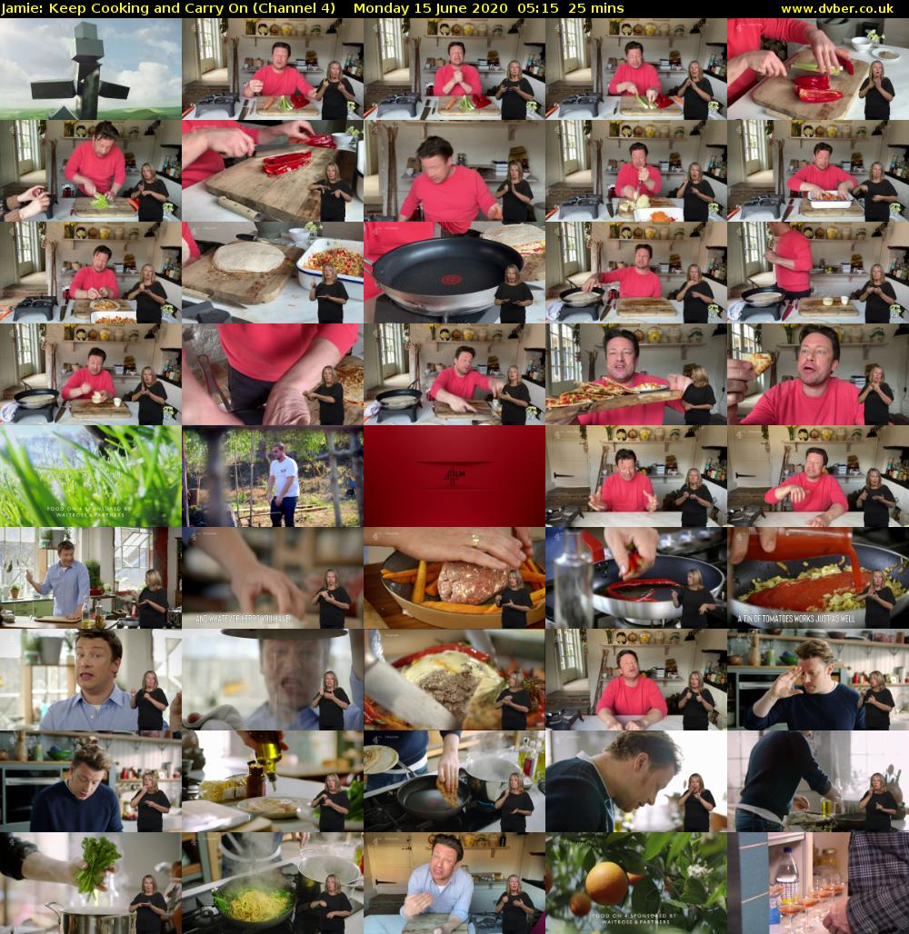 Jamie: Keep Cooking and Carry On (Channel 4) Monday 15 June 2020 05:15 - 05:40