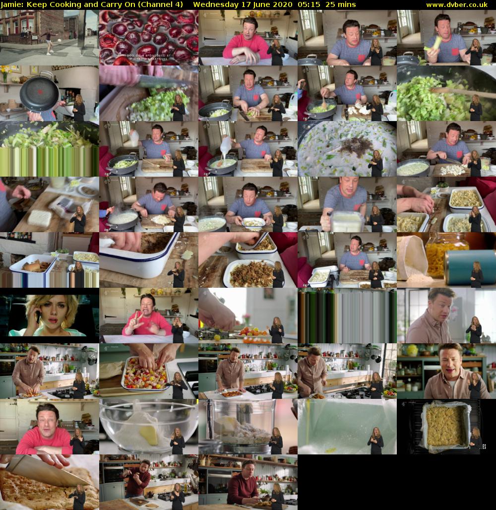 Jamie: Keep Cooking and Carry On (Channel 4) Wednesday 17 June 2020 05:15 - 05:40