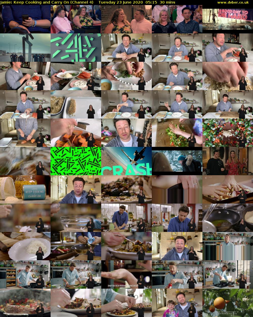 Jamie: Keep Cooking and Carry On (Channel 4) Tuesday 23 June 2020 05:15 - 05:45
