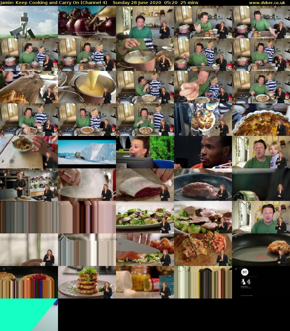 Jamie: Keep Cooking and Carry On (Channel 4) Sunday 28 June 2020 05:20 - 05:45