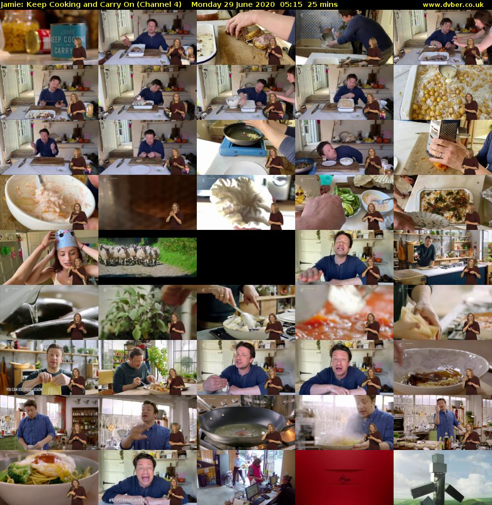 Jamie: Keep Cooking and Carry On (Channel 4) Monday 29 June 2020 05:15 - 05:40