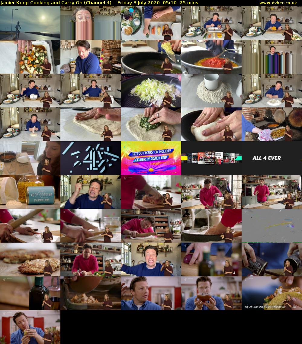 Jamie: Keep Cooking and Carry On (Channel 4) Friday 3 July 2020 05:10 - 05:35