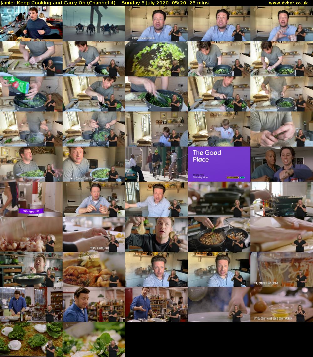 Jamie: Keep Cooking and Carry On (Channel 4) Sunday 5 July 2020 05:20 - 05:45