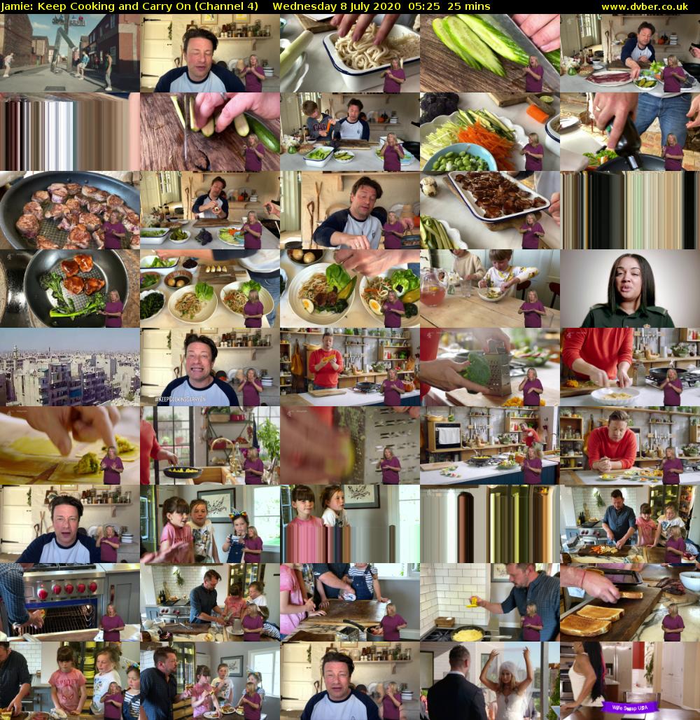 Jamie: Keep Cooking and Carry On (Channel 4) Wednesday 8 July 2020 05:25 - 05:50
