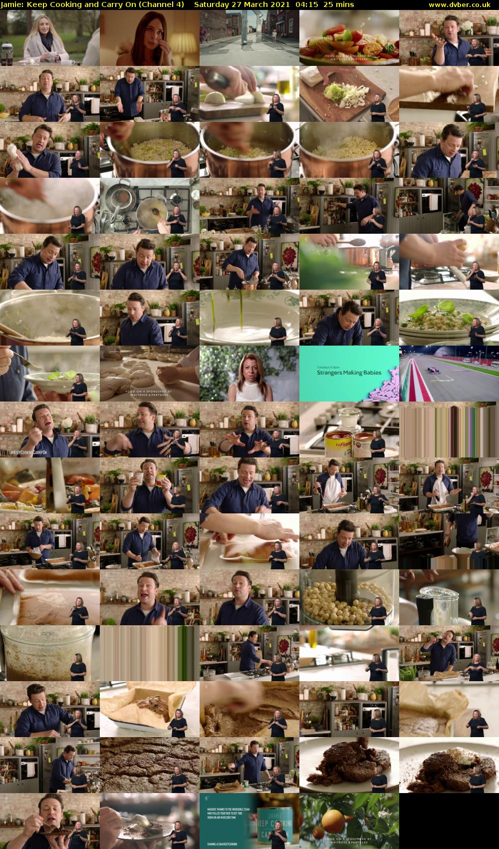 Jamie: Keep Cooking and Carry On (Channel 4) Saturday 27 March 2021 04:15 - 04:40