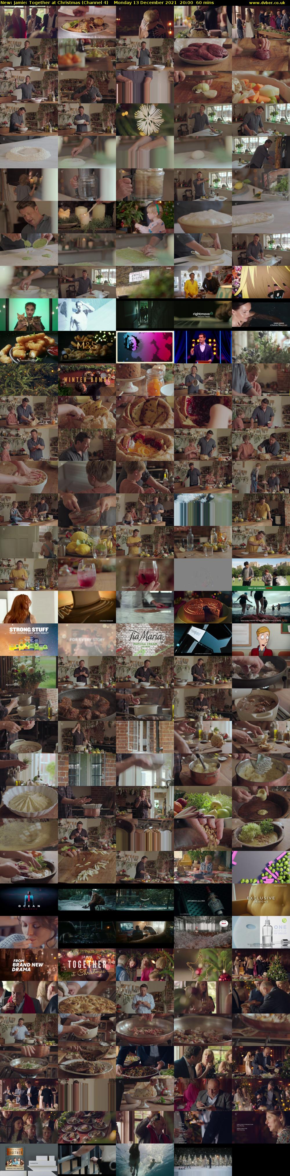 Jamie: Together at Christmas (Channel 4) Monday 13 December 2021 20:00 - 21:00
