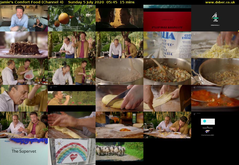 Jamie's Comfort Food (Channel 4) Sunday 5 July 2020 05:45 - 06:00