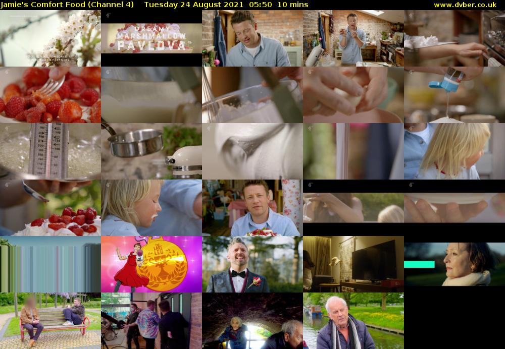 Jamie's Comfort Food (Channel 4) Tuesday 24 August 2021 05:50 - 06:00