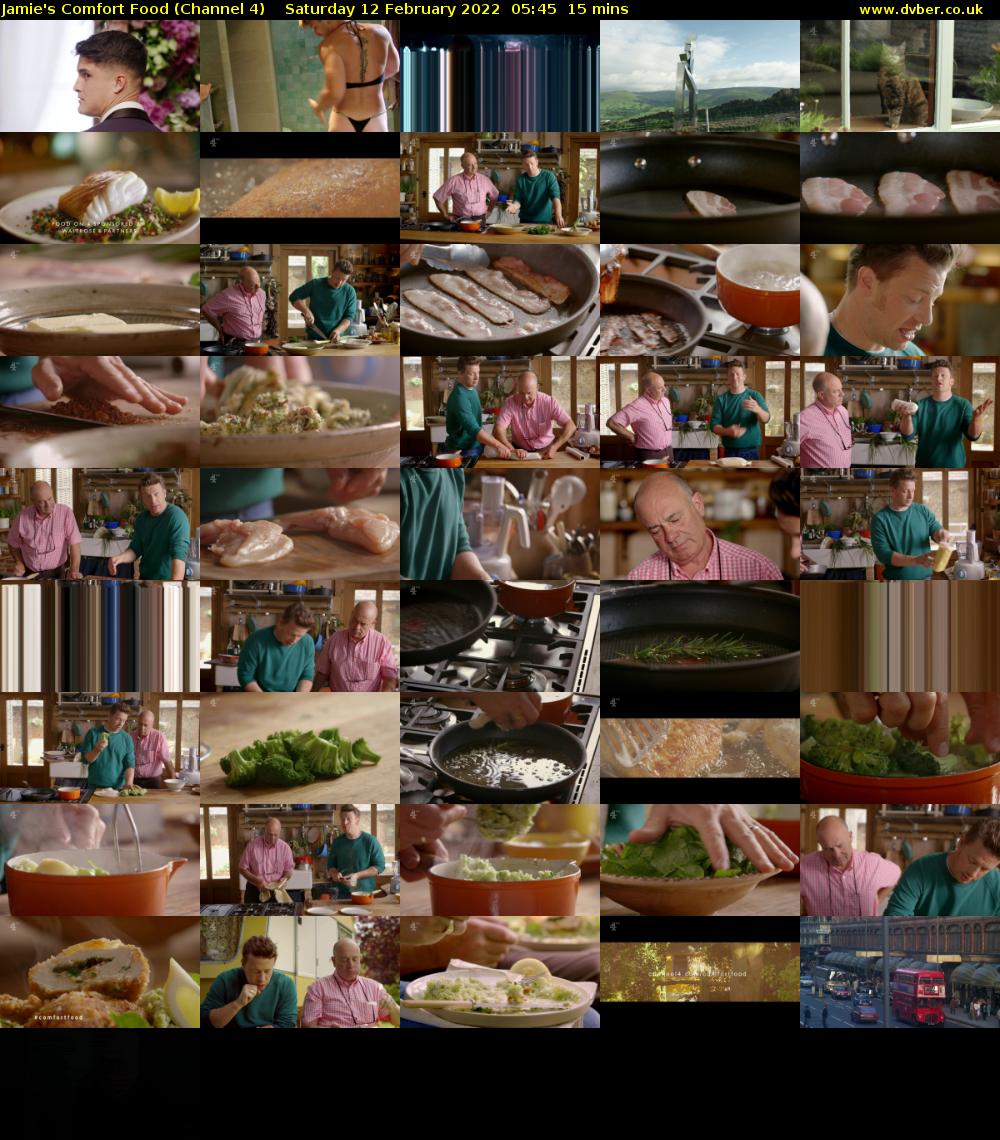 Jamie's Comfort Food (Channel 4) Saturday 12 February 2022 05:45 - 06:00