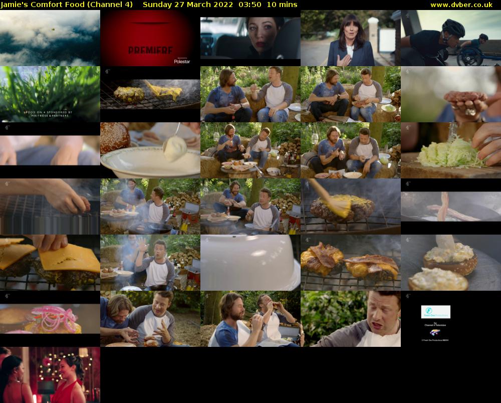 Jamie's Comfort Food (Channel 4) Sunday 27 March 2022 03:50 - 04:00