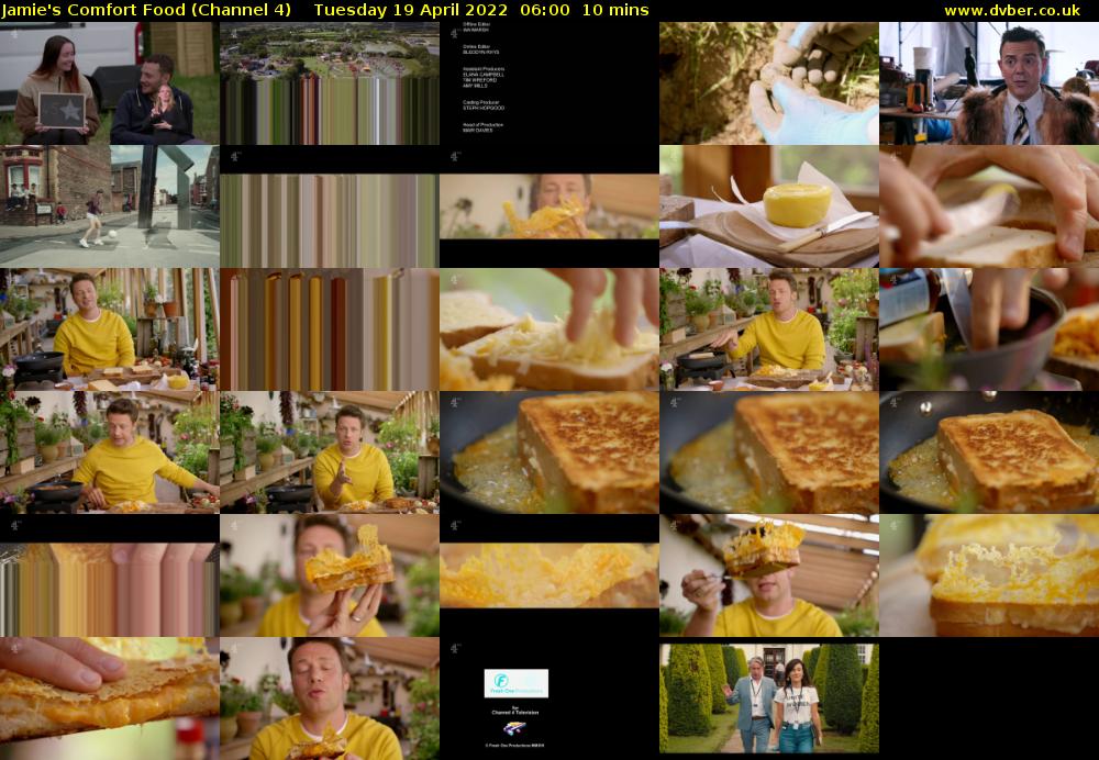 Jamie's Comfort Food (Channel 4) Tuesday 19 April 2022 06:00 - 06:10