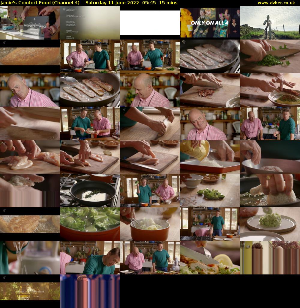 Jamie's Comfort Food (Channel 4) Saturday 11 June 2022 05:45 - 06:00