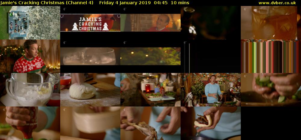 Jamie's Cracking Christmas (Channel 4) Friday 4 January 2019 04:45 - 04:55