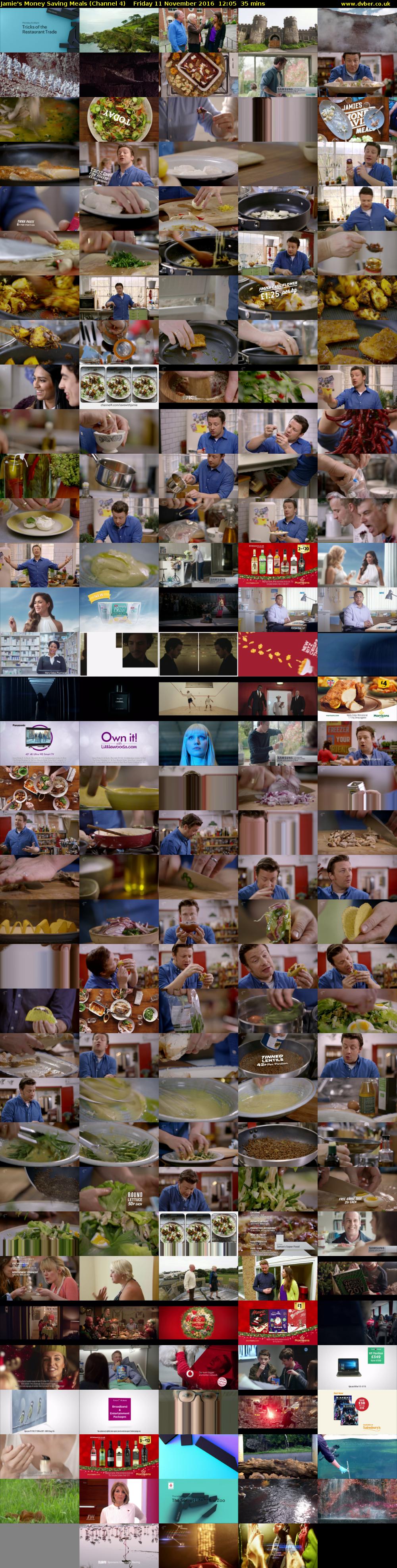 Jamie's Money Saving Meals (Channel 4) Friday 11 November 2016 12:05 - 12:40
