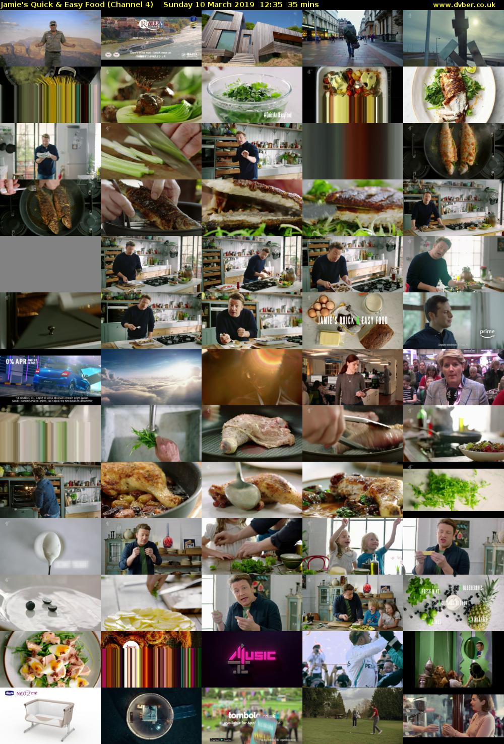 Jamie's Quick & Easy Food (Channel 4) Sunday 10 March 2019 12:35 - 13:10