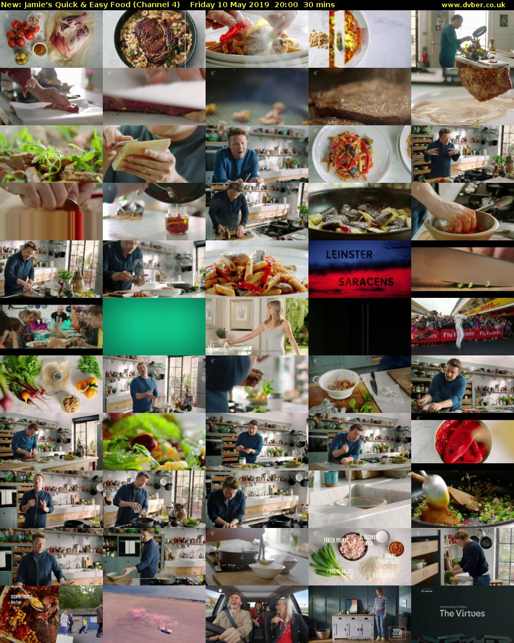 Jamie's Quick & Easy Food (Channel 4) Friday 10 May 2019 20:00 - 20:30
