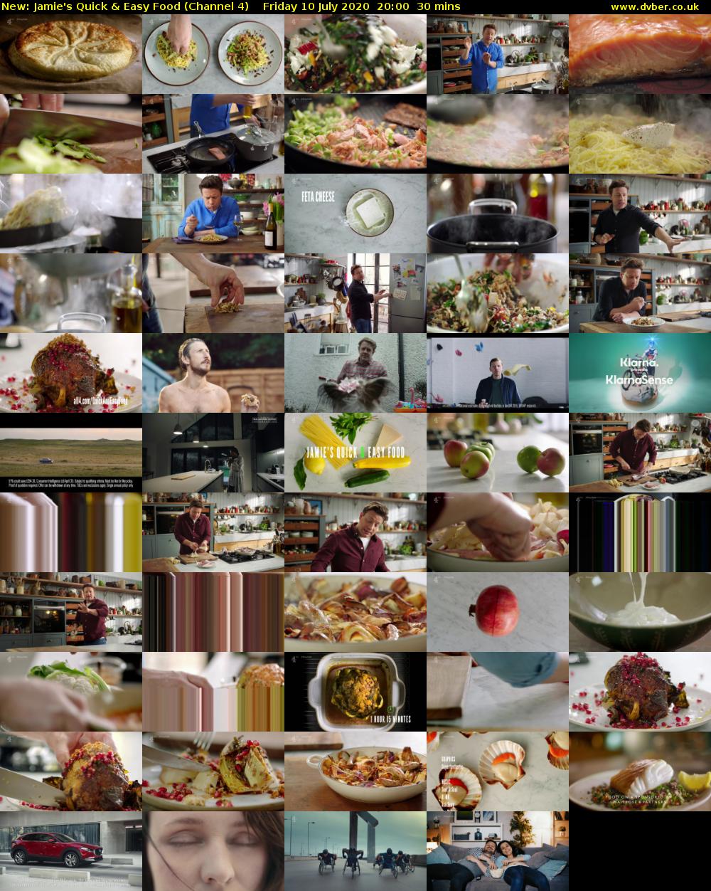 Jamie's Quick & Easy Food (Channel 4) Friday 10 July 2020 20:00 - 20:30