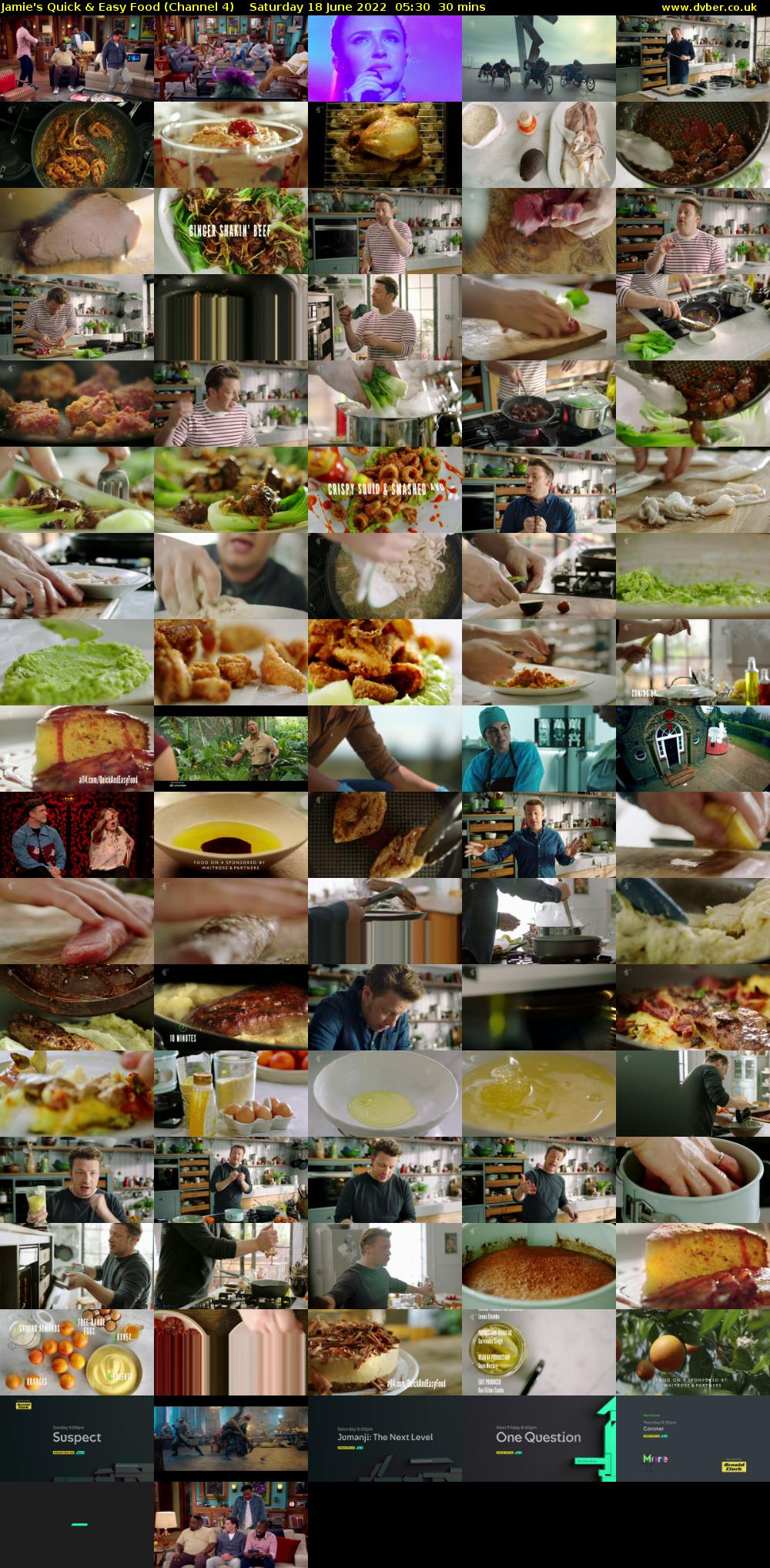 Jamie's Quick & Easy Food (Channel 4) Saturday 18 June 2022 05:30 - 06:00