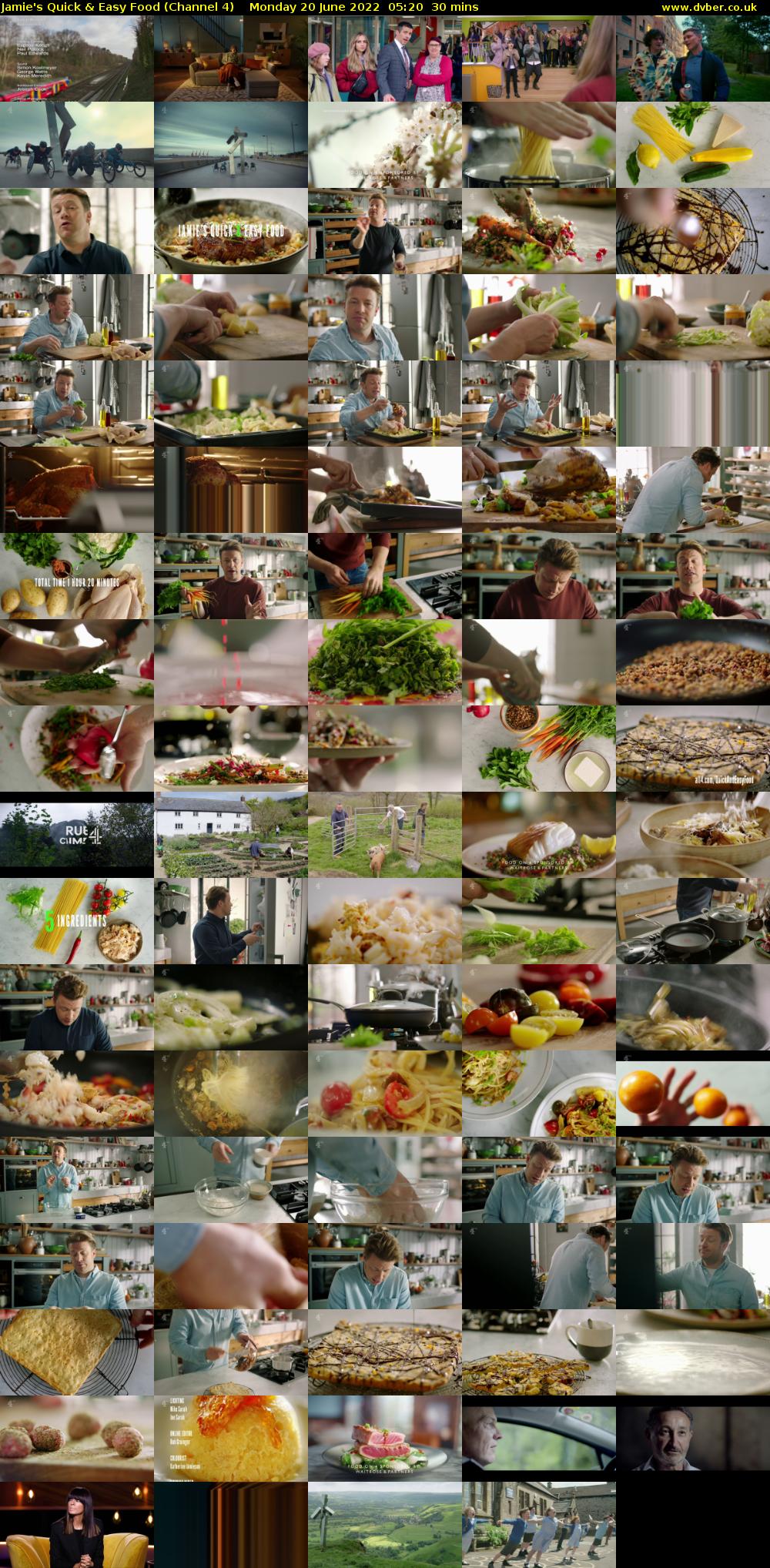 Jamie's Quick & Easy Food (Channel 4) Monday 20 June 2022 05:20 - 05:50