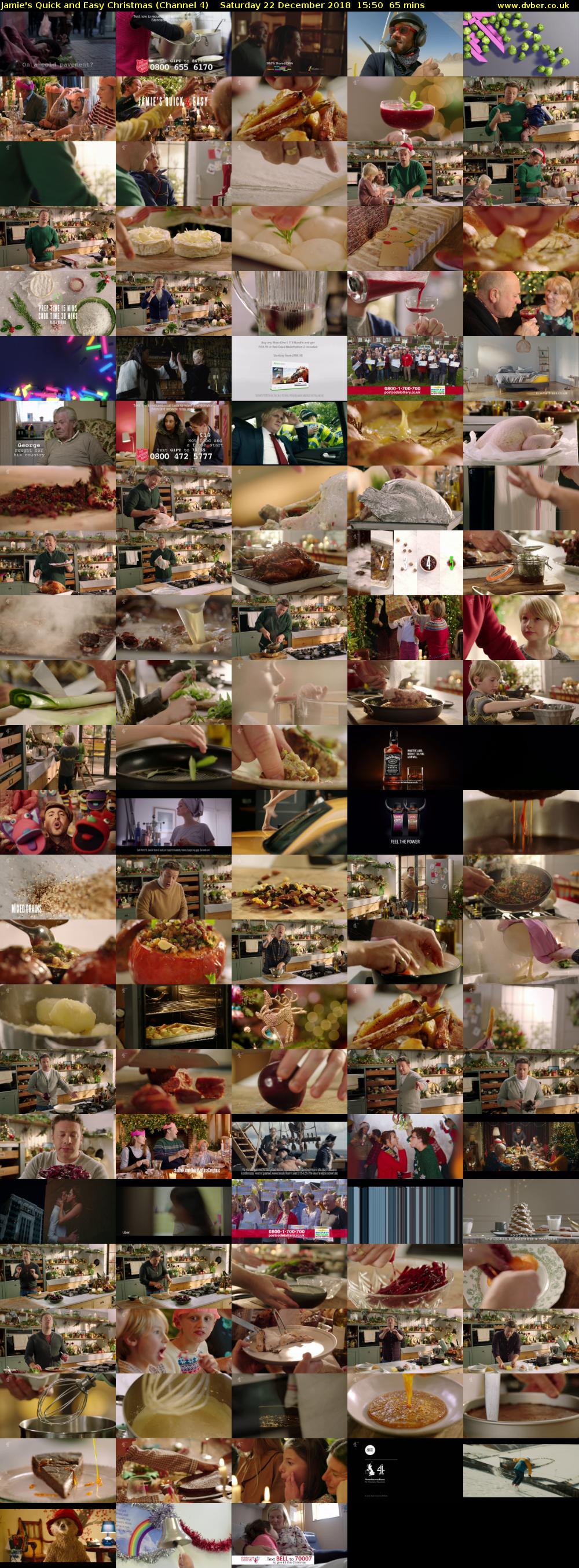 Jamie's Quick and Easy Christmas (Channel 4) Saturday 22 December 2018 15:50 - 16:55