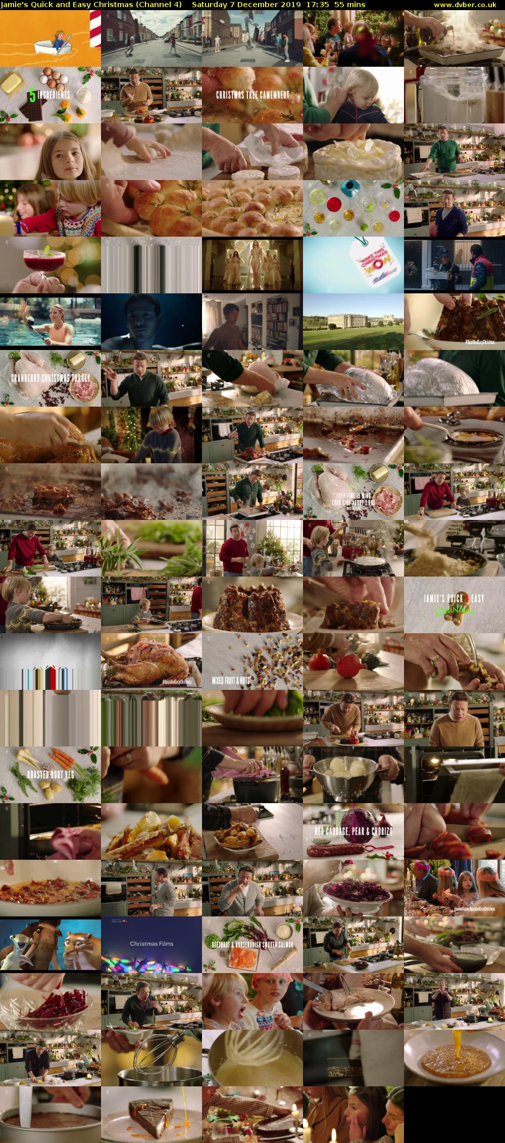 Jamie's Quick and Easy Christmas (Channel 4) Saturday 7 December 2019 17:35 - 18:30