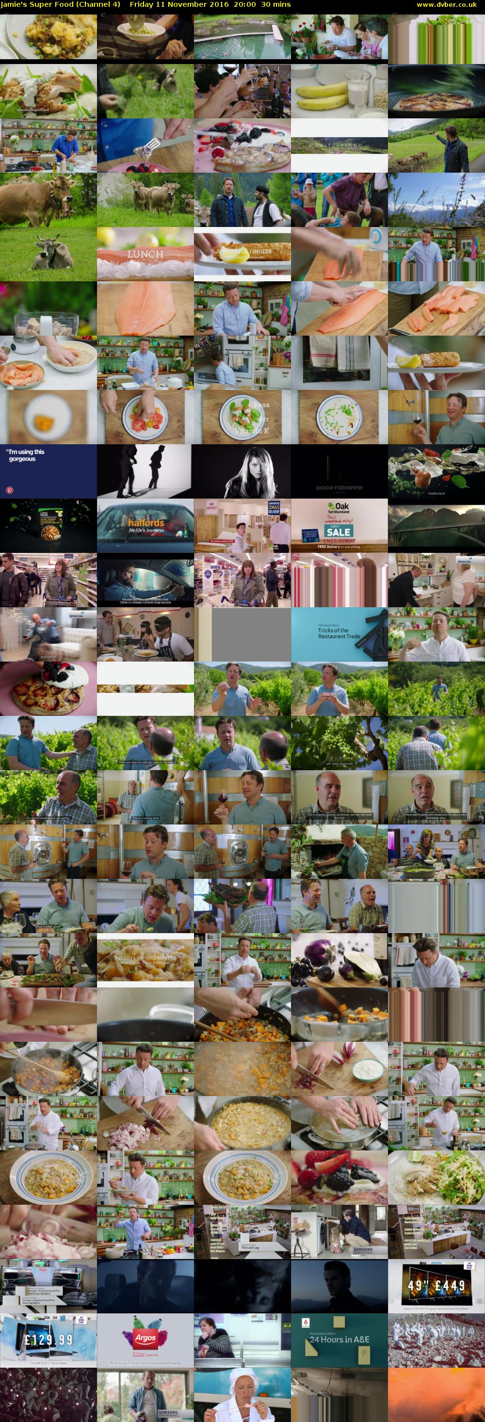 Jamie's Super Food (Channel 4) Friday 11 November 2016 20:00 - 20:30