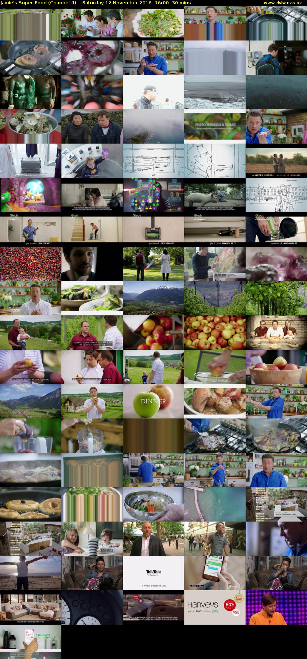 Jamie's Super Food (Channel 4) Saturday 12 November 2016 16:00 - 16:30