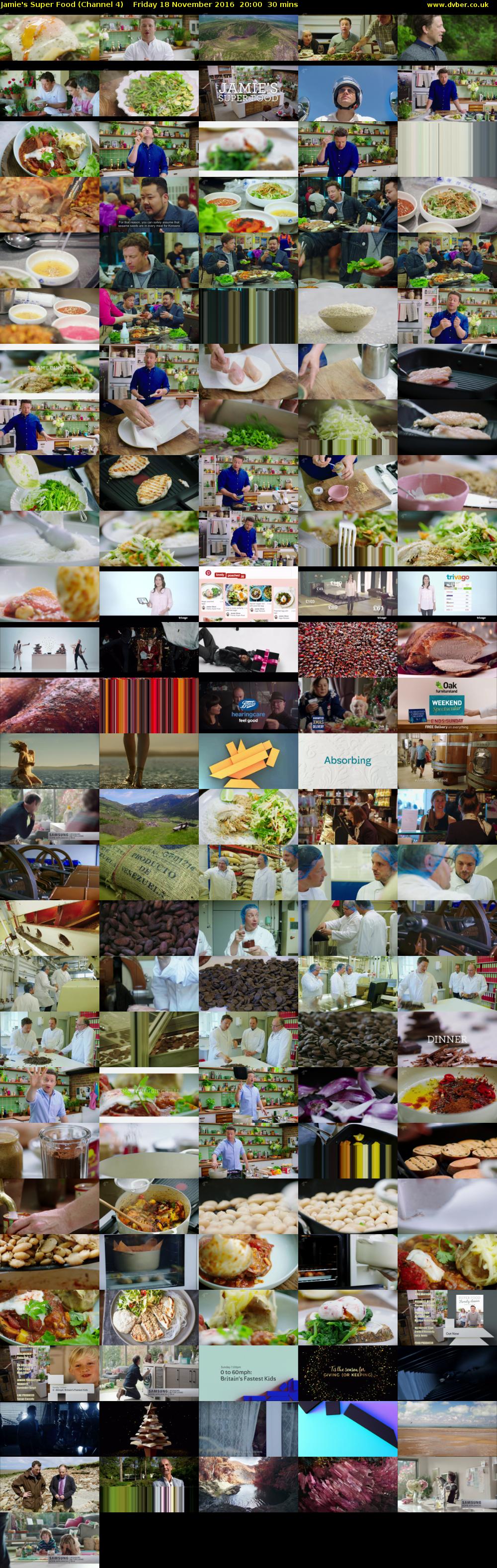 Jamie's Super Food (Channel 4) Friday 18 November 2016 20:00 - 20:30
