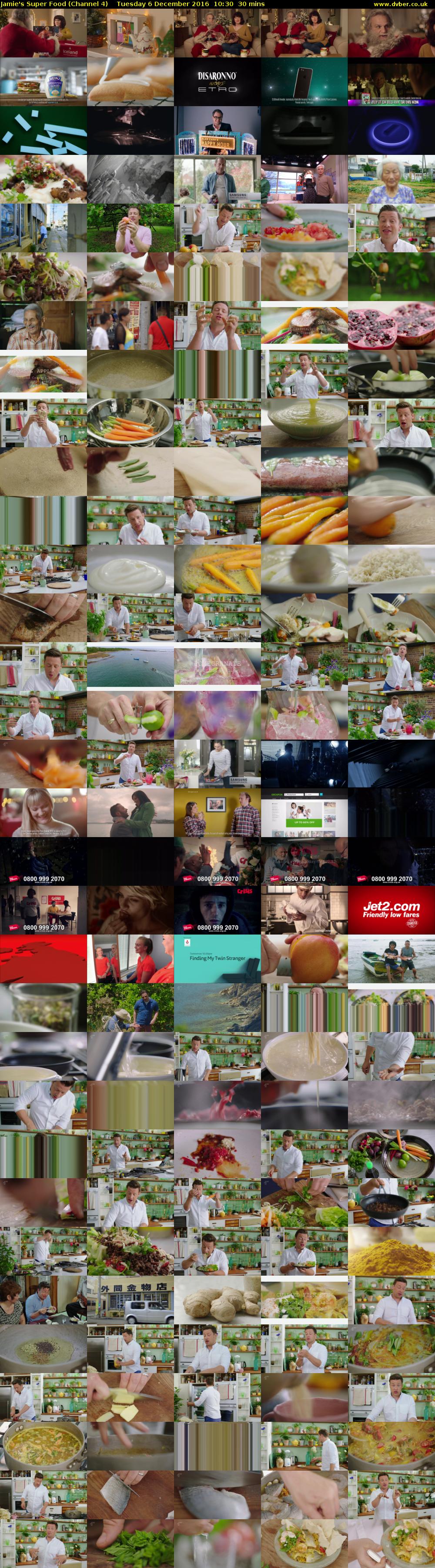 Jamie's Super Food (Channel 4) Tuesday 6 December 2016 10:30 - 11:00