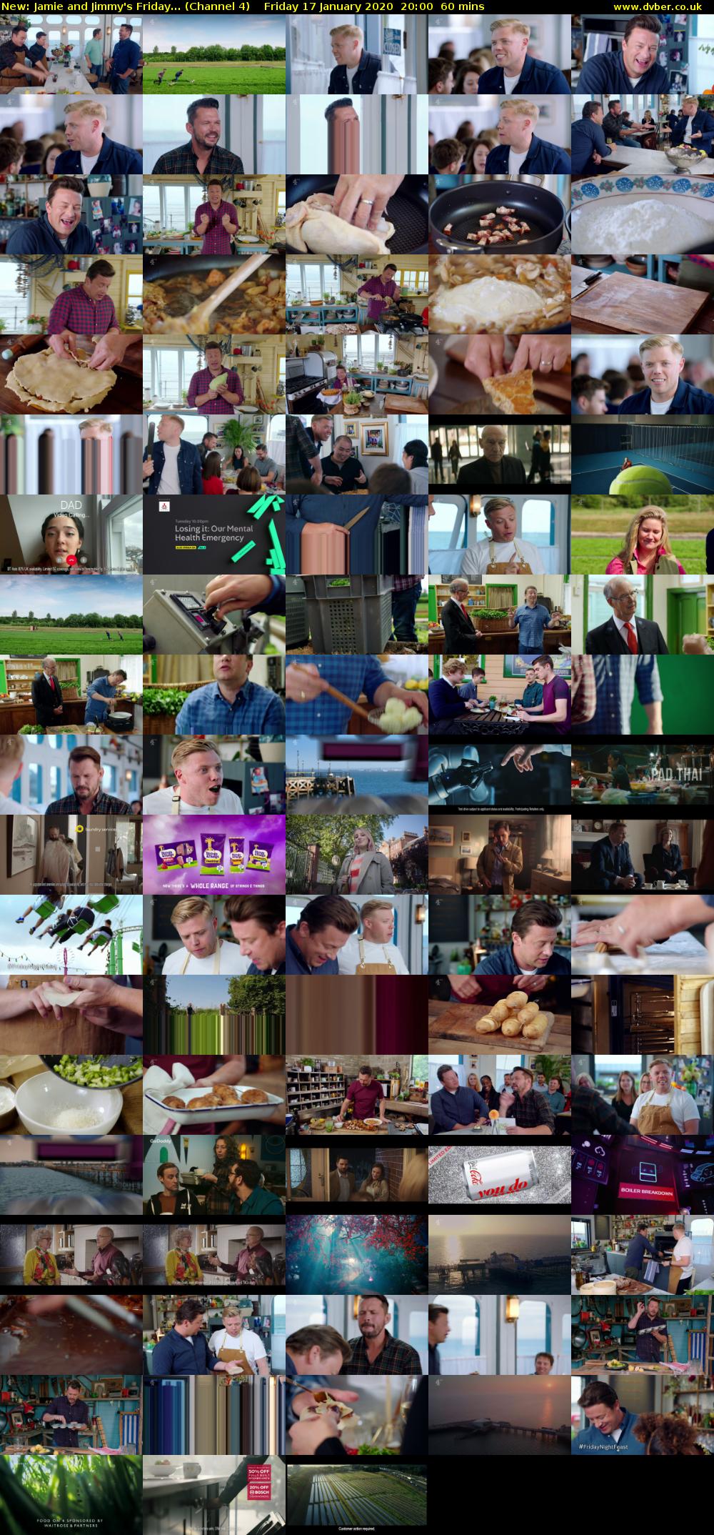 Jamie and Jimmy's Friday... (Channel 4) Friday 17 January 2020 20:00 - 21:00