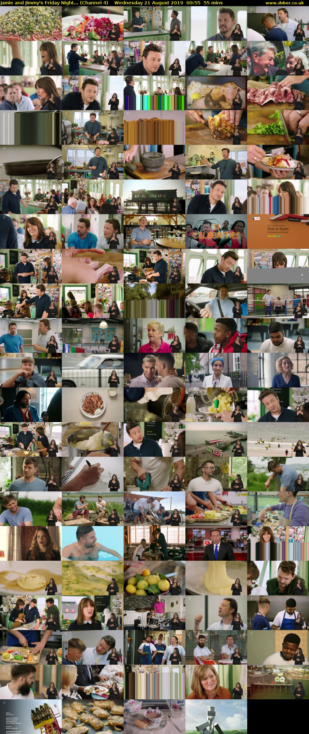 Jamie and Jimmy's Friday Night... (Channel 4) Wednesday 21 August 2019 00:55 - 01:50