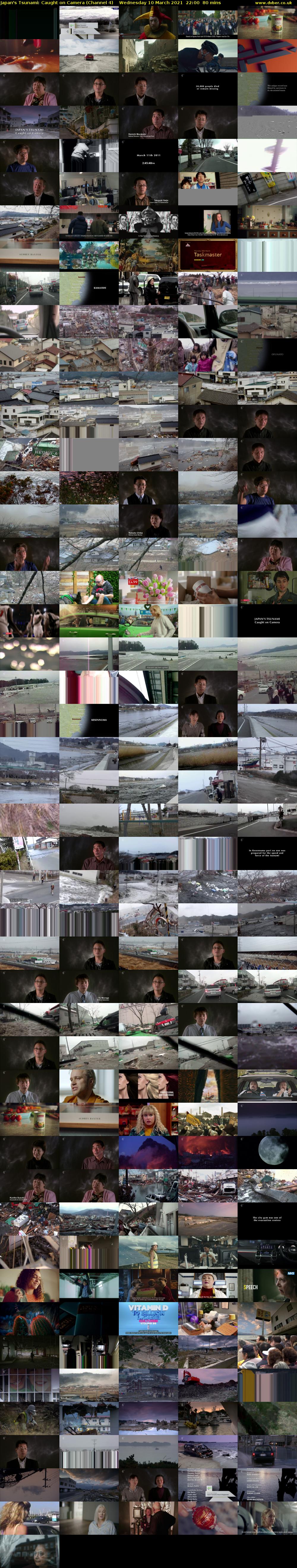 Japan's Tsunami: Caught on Camera (Channel 4) Wednesday 10 March 2021 22:00 - 23:20