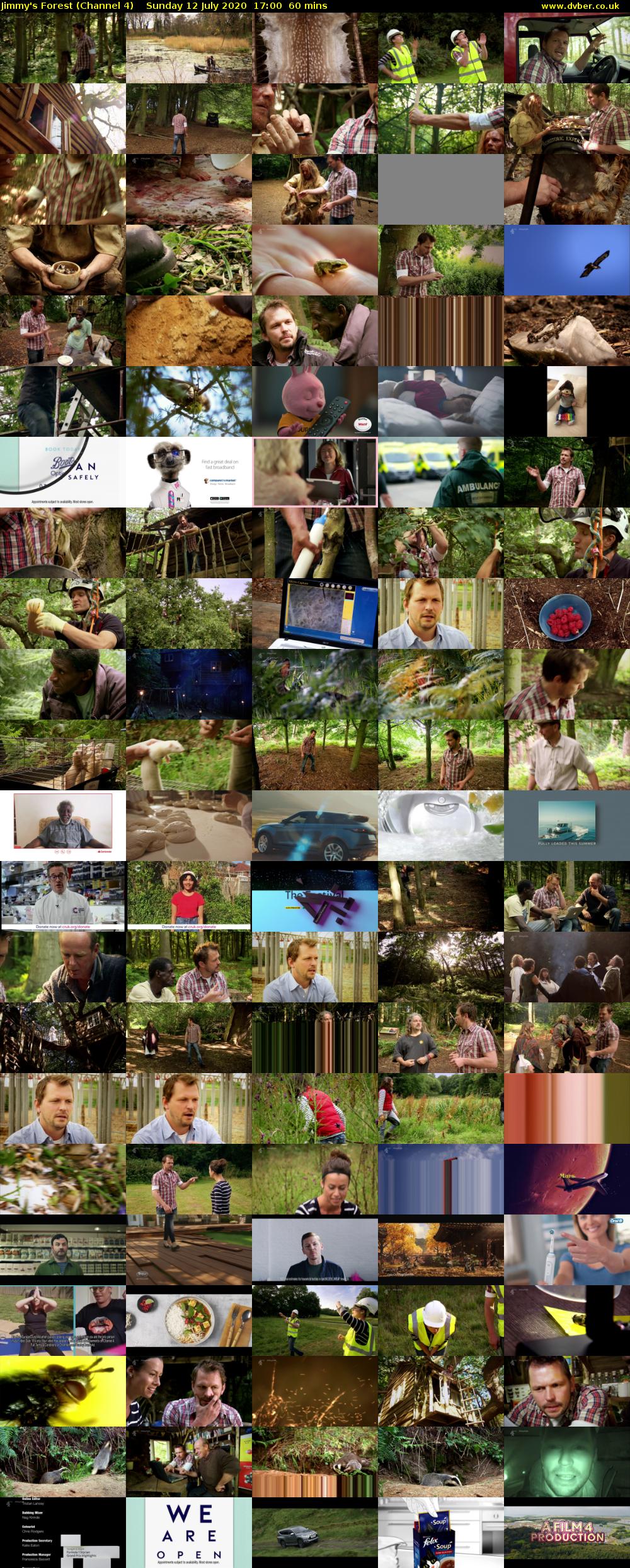 Jimmy's Forest (Channel 4) Sunday 12 July 2020 17:00 - 18:00