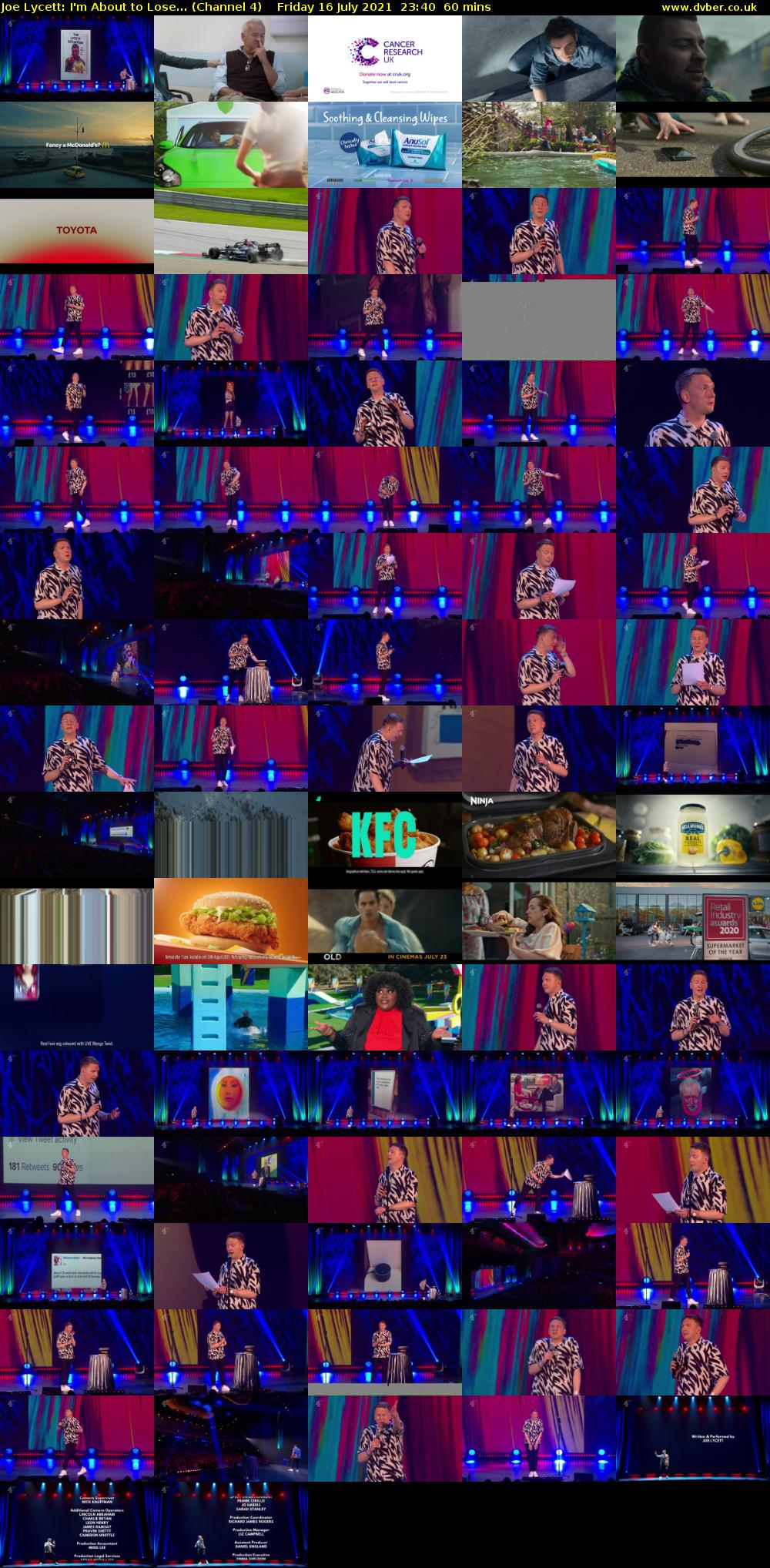 Joe Lycett: I'm About to Lose... (Channel 4) Friday 16 July 2021 23:40 - 00:40