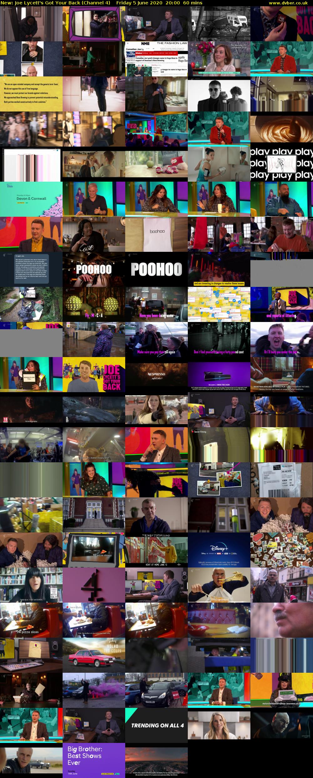 Joe Lycett's Got Your Back (Channel 4) Friday 5 June 2020 20:00 - 21:00